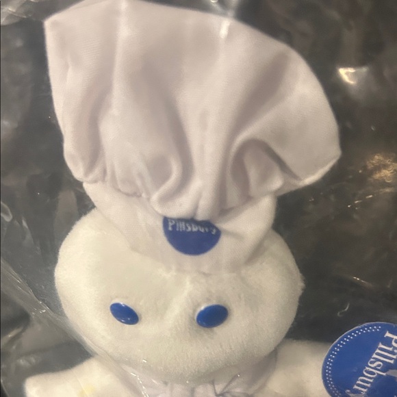 Vgt Pillsbury Doughboy mini bean bag plush doll. “Poppin Fresh” 1999 - Picture 3 of 5